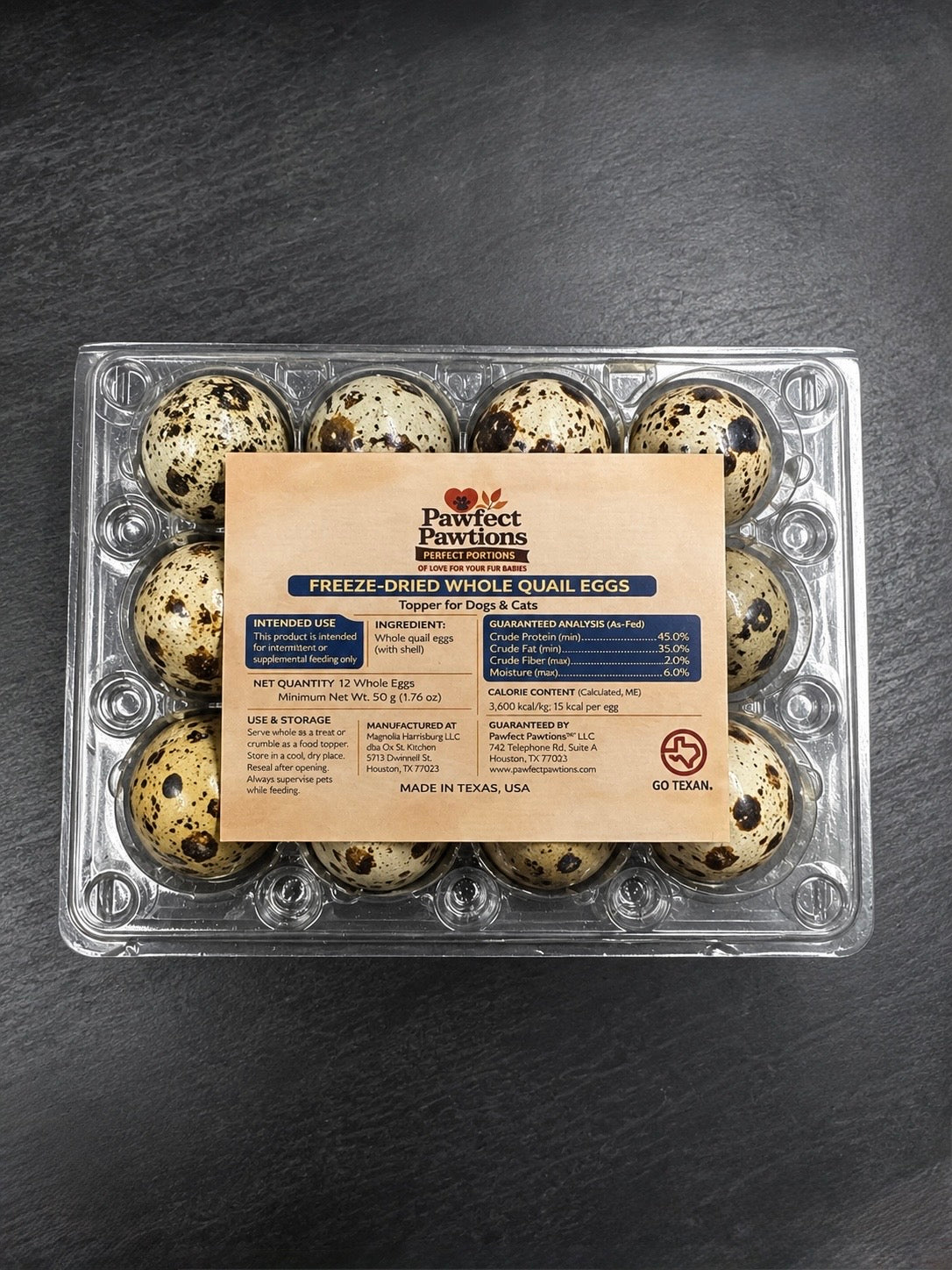 Quail Eggs β Freeze-Dried Treats