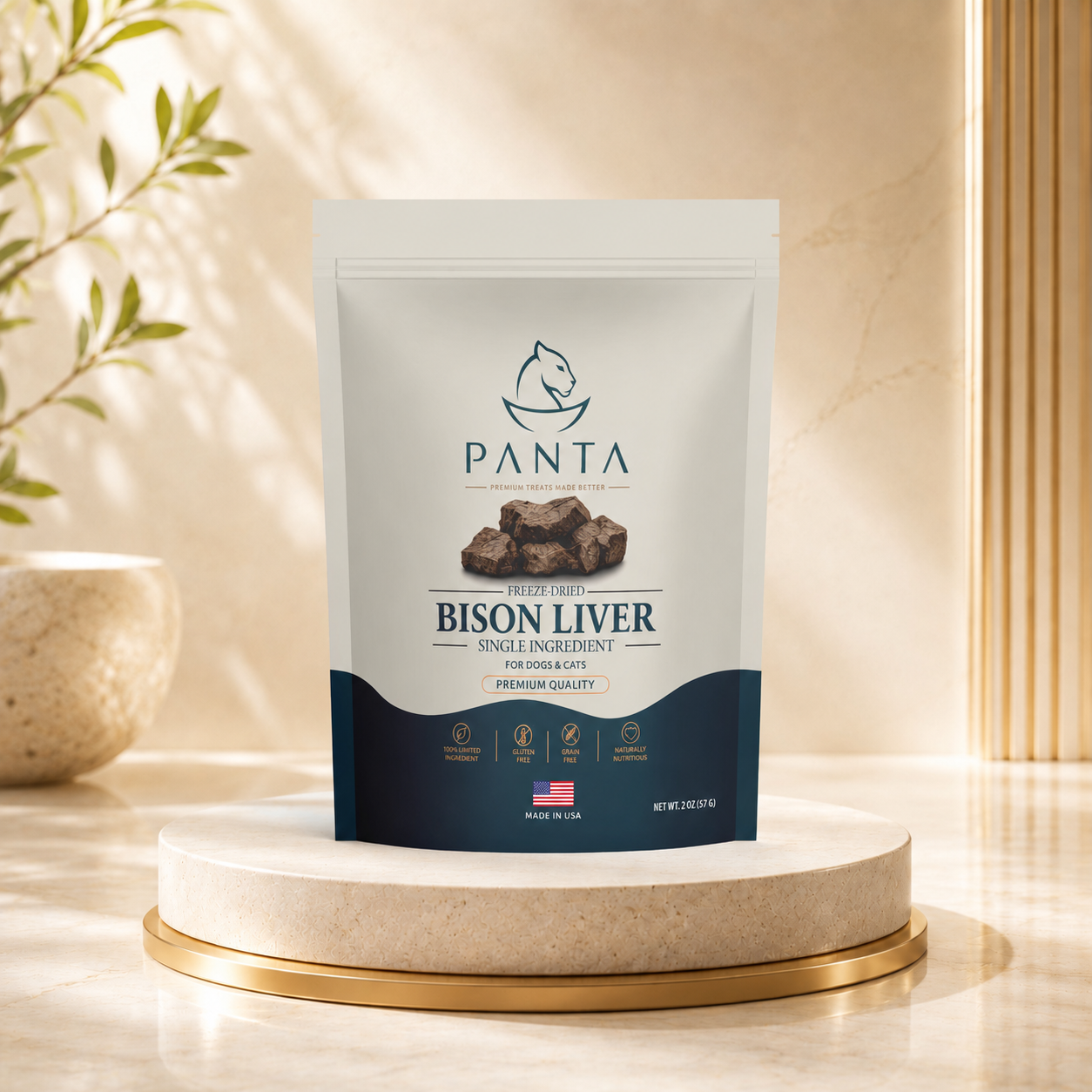 Panta Bison Liver Premium – 2 oz wholesale