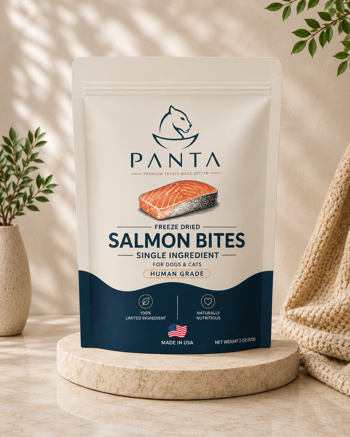 Panta Salmon Bites Premium – 2 oz-wholesale