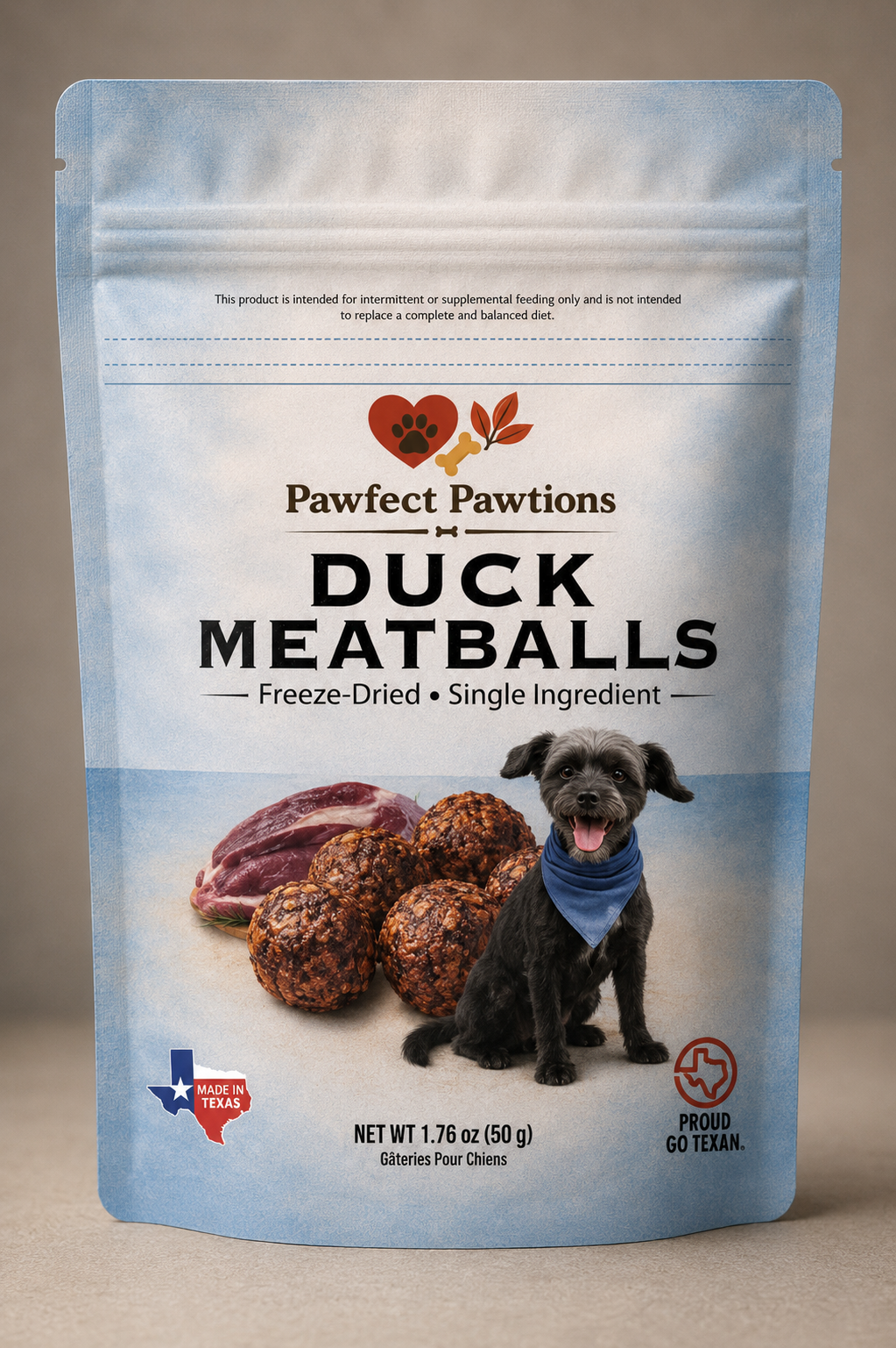 Duck Meatballs – Freeze-Dried Treats