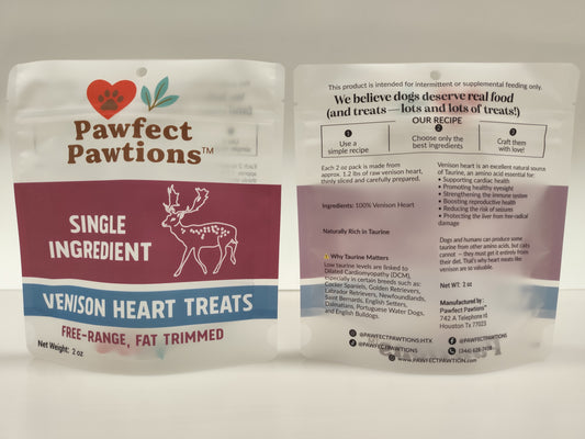 Venison Heart (2 oz bag)
