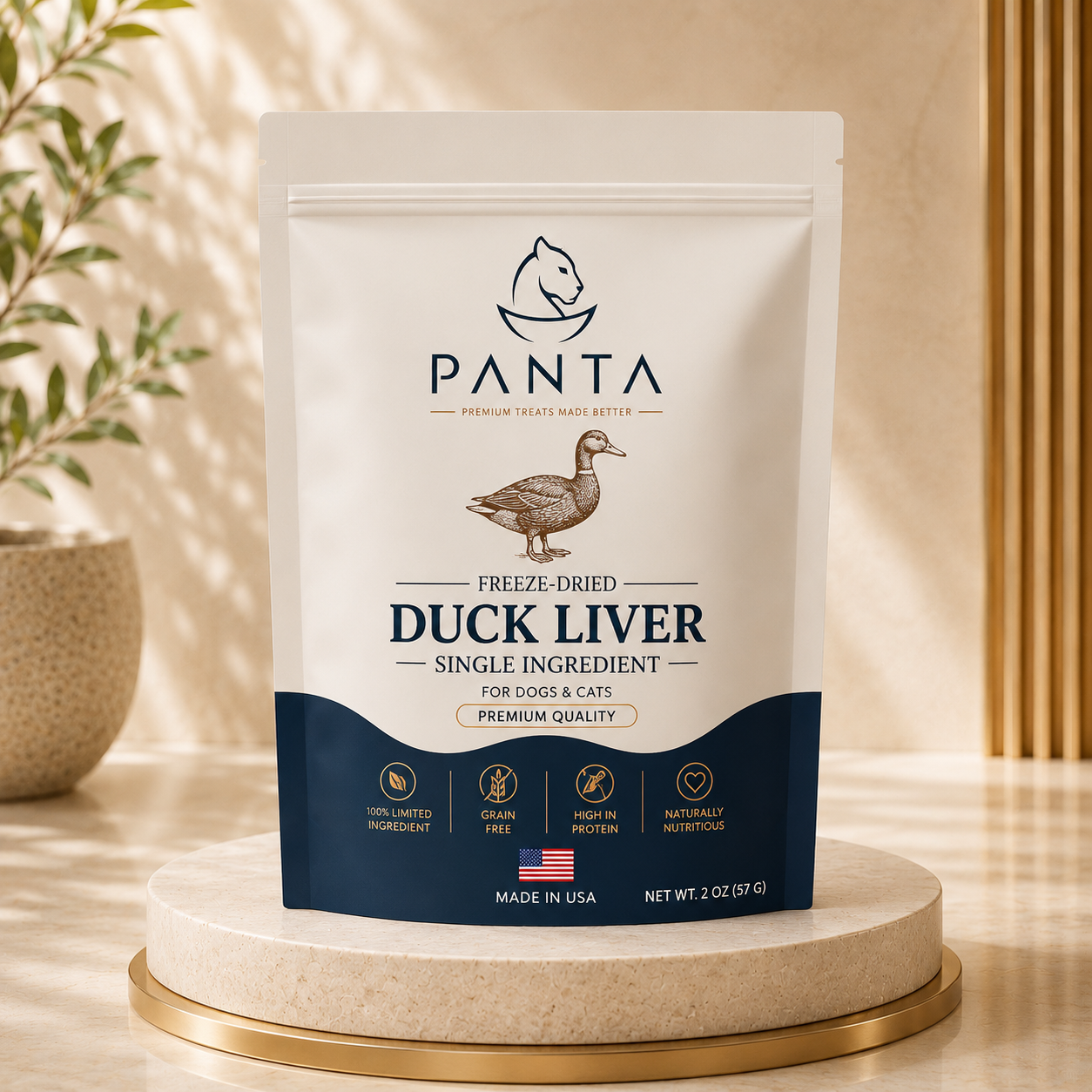 Freeze-Dried  Duck Liver Premium – 2 oz-wholesale