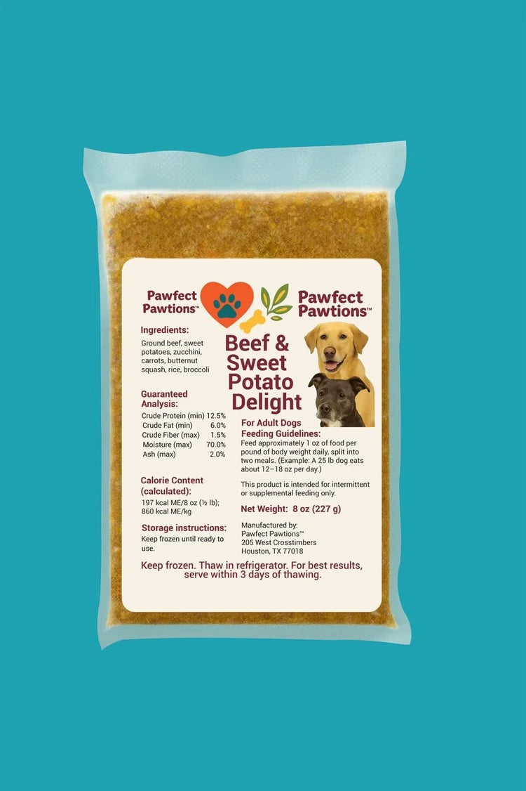Beef & Sweet Potato Delight 8oz